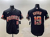Men's San Diego Padres #19 Tony Gwynn Black Mexico Cool Base Stitched Jersey,baseball caps,new era cap wholesale,wholesale hats